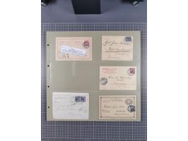 1889/1910 (ca.), Sammlung mit über 75 Briefen und Karten, inkl. Kiautschou, mit Vorläufern, Feldpost- und Schiffspost, intere