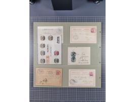 1889/1910 (ca.), Sammlung mit über 75 Briefen und Karten, inkl. Kiautschou, mit Vorläufern, Feldpost- und Schiffspost, intere