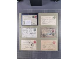 1889/1910 (ca.), Sammlung mit über 75 Briefen und Karten, inkl. Kiautschou, mit Vorläufern, Feldpost- und Schiffspost, intere