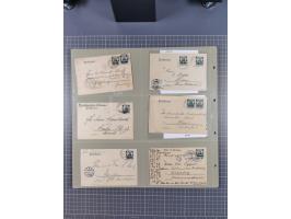 1889/1910 (ca.), Sammlung mit über 75 Briefen und Karten, inkl. Kiautschou, mit Vorläufern, Feldpost- und Schiffspost, intere