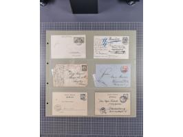 1889/1910 (ca.), Sammlung mit über 75 Briefen und Karten, inkl. Kiautschou, mit Vorläufern, Feldpost- und Schiffspost, intere