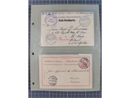 1890/1909 (ca.), DSWA und DOA, Partie mit 39 Briefen und Karten, interessanten Frankaturen und Verwendungen, dabei u.a DOA Mi