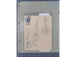 1890/1909 (ca.), DSWA und DOA, Partie mit 39 Briefen und Karten, interessanten Frankaturen und Verwendungen, dabei u.a DOA Mi
