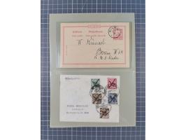 1890/1909 (ca.), DSWA und DOA, Partie mit 39 Briefen und Karten, interessanten Frankaturen und Verwendungen, dabei u.a DOA Mi