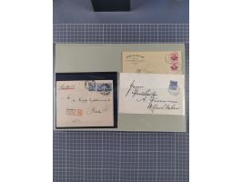 1886/1914 (ca.), Partie mit über 55 Briefen und Karten, Schwerpunt Deutsche Post in der Türkei, Togo und Marocco, interessant