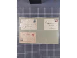 1886/1914 (ca.), Partie mit über 55 Briefen und Karten, Schwerpunt Deutsche Post in der Türkei, Togo und Marocco, interessant