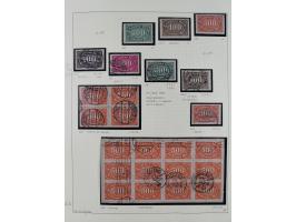 1872/1923, ungebrauchte, postfrische und gestempelte sehr reichhaltige Sammlung, vieles doppelt oder vielfach vorhanden, dabe