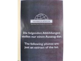 1856/1995, sehr umfangreiche Sammlung in 24 Bänden, dabei kleiner Teil Vor- und Mitläufer mit Belegen, Mi. 1-3 überkomplett u