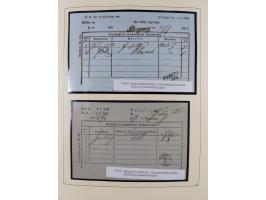 1856/1995, sehr umfangreiche Sammlung in 24 Bänden, dabei kleiner Teil Vor- und Mitläufer mit Belegen, Mi. 1-3 überkomplett u