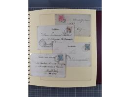 1856/1995, sehr umfangreiche Sammlung in 24 Bänden, dabei kleiner Teil Vor- und Mitläufer mit Belegen, Mi. 1-3 überkomplett u