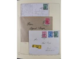 1856/1995, sehr umfangreiche Sammlung in 24 Bänden, dabei kleiner Teil Vor- und Mitläufer mit Belegen, Mi. 1-3 überkomplett u