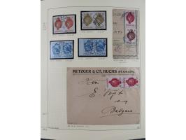 1856/1995, sehr umfangreiche Sammlung in 24 Bänden, dabei kleiner Teil Vor- und Mitläufer mit Belegen, Mi. 1-3 überkomplett u