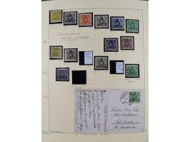 1856/1995, sehr umfangreiche Sammlung in 24 Bänden, dabei kleiner Teil Vor- und Mitläufer mit Belegen, Mi. 1-3 überkomplett u