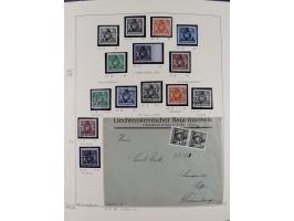 1856/1995, sehr umfangreiche Sammlung in 24 Bänden, dabei kleiner Teil Vor- und Mitläufer mit Belegen, Mi. 1-3 überkomplett u