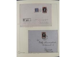 1856/1995, sehr umfangreiche Sammlung in 24 Bänden, dabei kleiner Teil Vor- und Mitläufer mit Belegen, Mi. 1-3 überkomplett u