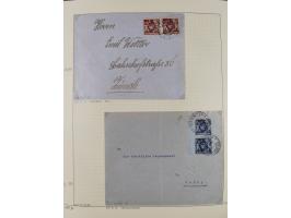 1856/1995, sehr umfangreiche Sammlung in 24 Bänden, dabei kleiner Teil Vor- und Mitläufer mit Belegen, Mi. 1-3 überkomplett u