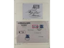 1856/1995, sehr umfangreiche Sammlung in 24 Bänden, dabei kleiner Teil Vor- und Mitläufer mit Belegen, Mi. 1-3 überkomplett u