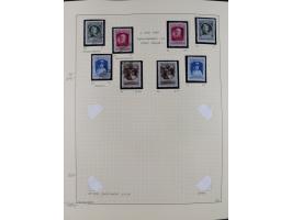 1856/1995, sehr umfangreiche Sammlung in 24 Bänden, dabei kleiner Teil Vor- und Mitläufer mit Belegen, Mi. 1-3 überkomplett u