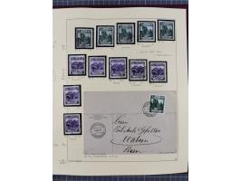 1856/1995, sehr umfangreiche Sammlung in 24 Bänden, dabei kleiner Teil Vor- und Mitläufer mit Belegen, Mi. 1-3 überkomplett u