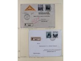 1856/1995, sehr umfangreiche Sammlung in 24 Bänden, dabei kleiner Teil Vor- und Mitläufer mit Belegen, Mi. 1-3 überkomplett u