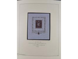 1856/1995, sehr umfangreiche Sammlung in 24 Bänden, dabei kleiner Teil Vor- und Mitläufer mit Belegen, Mi. 1-3 überkomplett u