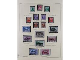 1856/1995, sehr umfangreiche Sammlung in 24 Bänden, dabei kleiner Teil Vor- und Mitläufer mit Belegen, Mi. 1-3 überkomplett u