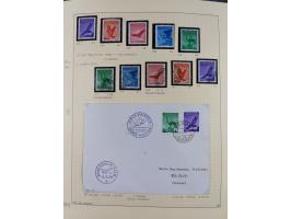 1856/1995, sehr umfangreiche Sammlung in 24 Bänden, dabei kleiner Teil Vor- und Mitläufer mit Belegen, Mi. 1-3 überkomplett u