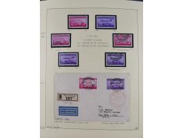 1856/1995, sehr umfangreiche Sammlung in 24 Bänden, dabei kleiner Teil Vor- und Mitläufer mit Belegen, Mi. 1-3 überkomplett u