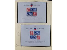 1856/1995, sehr umfangreiche Sammlung in 24 Bänden, dabei kleiner Teil Vor- und Mitläufer mit Belegen, Mi. 1-3 überkomplett u