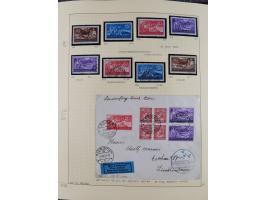 1856/1995, sehr umfangreiche Sammlung in 24 Bänden, dabei kleiner Teil Vor- und Mitläufer mit Belegen, Mi. 1-3 überkomplett u