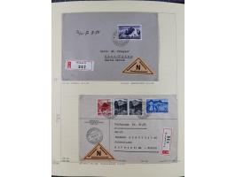 1856/1995, sehr umfangreiche Sammlung in 24 Bänden, dabei kleiner Teil Vor- und Mitläufer mit Belegen, Mi. 1-3 überkomplett u