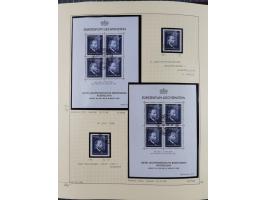 1856/1995, sehr umfangreiche Sammlung in 24 Bänden, dabei kleiner Teil Vor- und Mitläufer mit Belegen, Mi. 1-3 überkomplett u