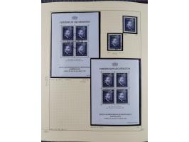 1856/1995, sehr umfangreiche Sammlung in 24 Bänden, dabei kleiner Teil Vor- und Mitläufer mit Belegen, Mi. 1-3 überkomplett u