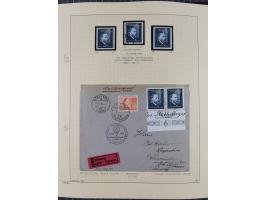 1856/1995, sehr umfangreiche Sammlung in 24 Bänden, dabei kleiner Teil Vor- und Mitläufer mit Belegen, Mi. 1-3 überkomplett u