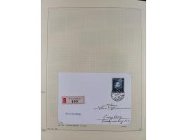 1856/1995, sehr umfangreiche Sammlung in 24 Bänden, dabei kleiner Teil Vor- und Mitläufer mit Belegen, Mi. 1-3 überkomplett u