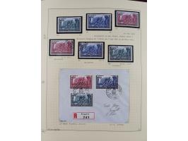 1856/1995, sehr umfangreiche Sammlung in 24 Bänden, dabei kleiner Teil Vor- und Mitläufer mit Belegen, Mi. 1-3 überkomplett u