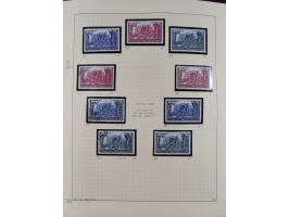 1856/1995, sehr umfangreiche Sammlung in 24 Bänden, dabei kleiner Teil Vor- und Mitläufer mit Belegen, Mi. 1-3 überkomplett u