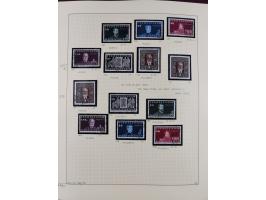 1856/1995, sehr umfangreiche Sammlung in 24 Bänden, dabei kleiner Teil Vor- und Mitläufer mit Belegen, Mi. 1-3 überkomplett u