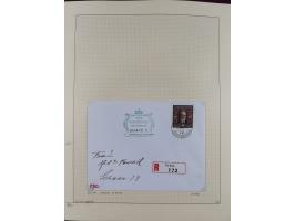 1856/1995, sehr umfangreiche Sammlung in 24 Bänden, dabei kleiner Teil Vor- und Mitläufer mit Belegen, Mi. 1-3 überkomplett u