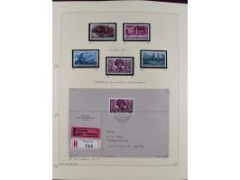 1856/1995, sehr umfangreiche Sammlung in 24 Bänden, dabei kleiner Teil Vor- und Mitläufer mit Belegen, Mi. 1-3 überkomplett u