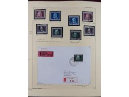 1856/1995, sehr umfangreiche Sammlung in 24 Bänden, dabei kleiner Teil Vor- und Mitläufer mit Belegen, Mi. 1-3 überkomplett u