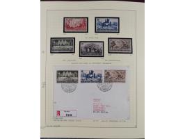 1856/1995, sehr umfangreiche Sammlung in 24 Bänden, dabei kleiner Teil Vor- und Mitläufer mit Belegen, Mi. 1-3 überkomplett u