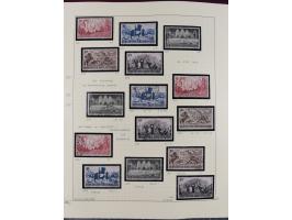 1856/1995, sehr umfangreiche Sammlung in 24 Bänden, dabei kleiner Teil Vor- und Mitläufer mit Belegen, Mi. 1-3 überkomplett u