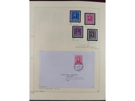 1856/1995, sehr umfangreiche Sammlung in 24 Bänden, dabei kleiner Teil Vor- und Mitläufer mit Belegen, Mi. 1-3 überkomplett u