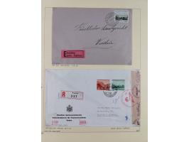 1856/1995, sehr umfangreiche Sammlung in 24 Bänden, dabei kleiner Teil Vor- und Mitläufer mit Belegen, Mi. 1-3 überkomplett u