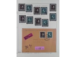 1856/1995, sehr umfangreiche Sammlung in 24 Bänden, dabei kleiner Teil Vor- und Mitläufer mit Belegen, Mi. 1-3 überkomplett u