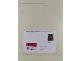 1856/1995, sehr umfangreiche Sammlung in 24 Bänden, dabei kleiner Teil Vor- und Mitläufer mit Belegen, Mi. 1-3 überkomplett u