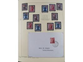 1856/1995, sehr umfangreiche Sammlung in 24 Bänden, dabei kleiner Teil Vor- und Mitläufer mit Belegen, Mi. 1-3 überkomplett u