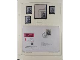 1856/1995, sehr umfangreiche Sammlung in 24 Bänden, dabei kleiner Teil Vor- und Mitläufer mit Belegen, Mi. 1-3 überkomplett u