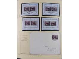 1856/1995, sehr umfangreiche Sammlung in 24 Bänden, dabei kleiner Teil Vor- und Mitläufer mit Belegen, Mi. 1-3 überkomplett u